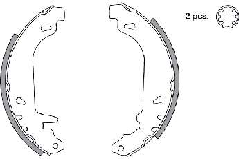 Гальмівні колодки (набір)
