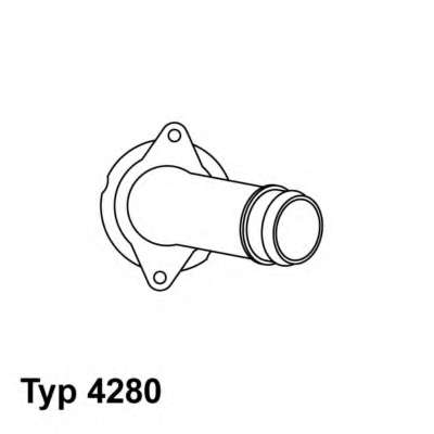 Термостат Sprinter 2.9TD OM602 (85 C) (с корпусом)