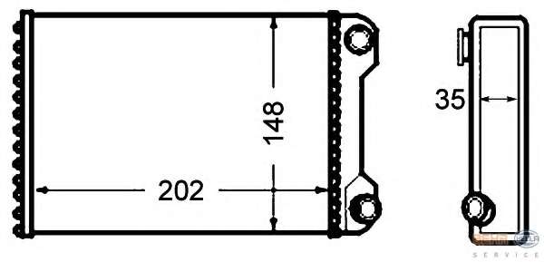 Теплообменник, отопление салона