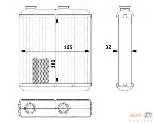 Теплообменник, отопление салона