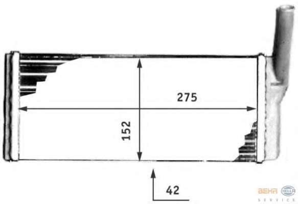 Теплообменник, отопление салона