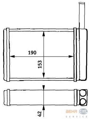 Теплообменник, отопление салона