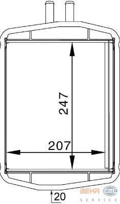 Теплообменник, отопление салона