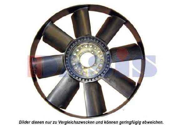 Крыльчатка вентилятора, охлаждение двигателя