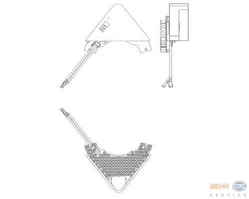 Регулятор, вентилятор салона