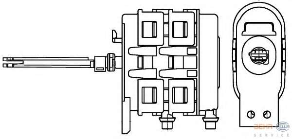 Регулировочный элемент, центральный замок