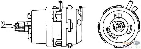 Клапан повортной заслонки