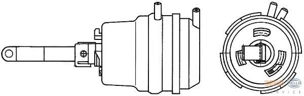 Регулировочный элемент, центральный замок