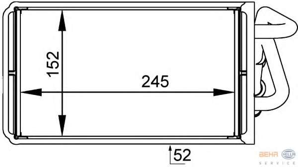 Теплообменник, отопление салона