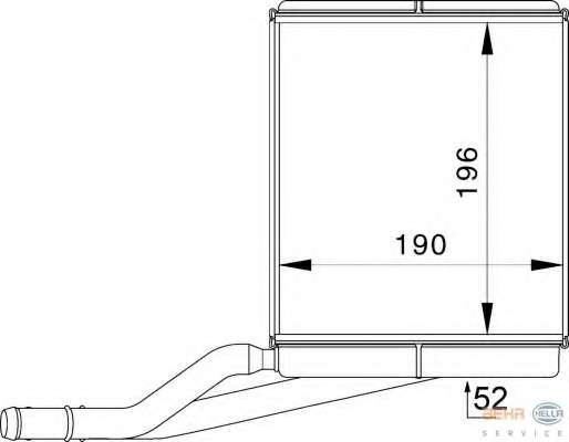Теплообменник, отопление салона