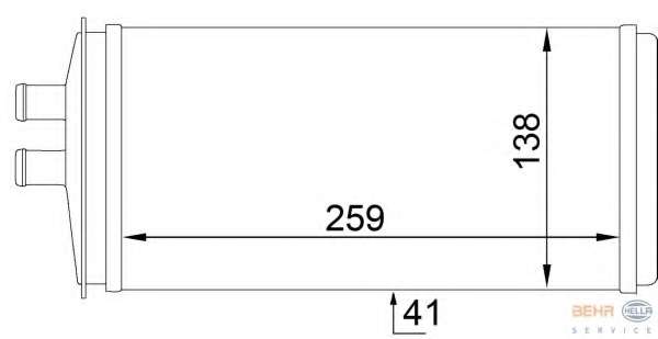 Теплообменник, отопление салона