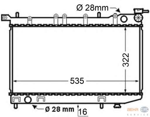 Радиатор, охлаждение двигателя