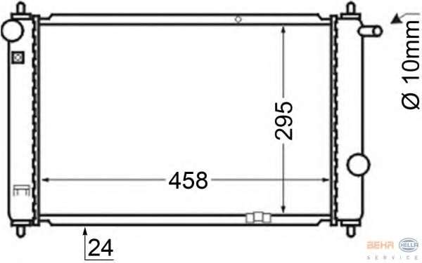 Радиатор, охлаждение двигателя