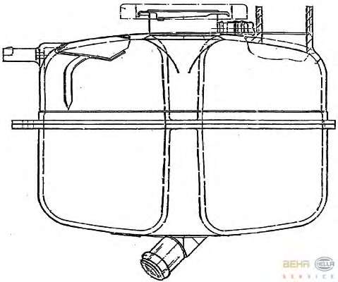 Компенсационный бак, охлаждающая жидкость