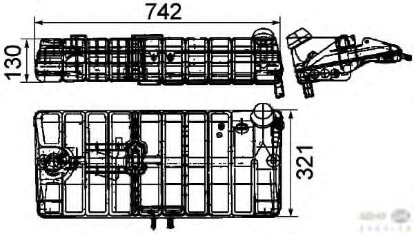 Компенсационный бак, охлаждающая жидкость