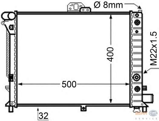 Радиатор, охлаждение двигателя