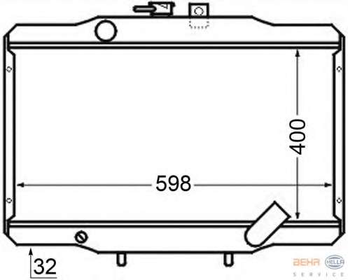 Радиатор, охлаждение двигателя