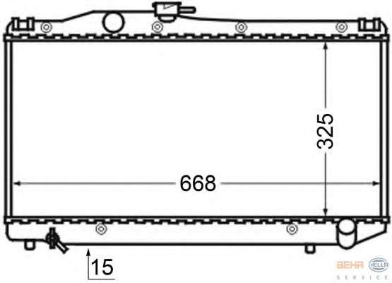 Радиатор, охлаждение двигателя