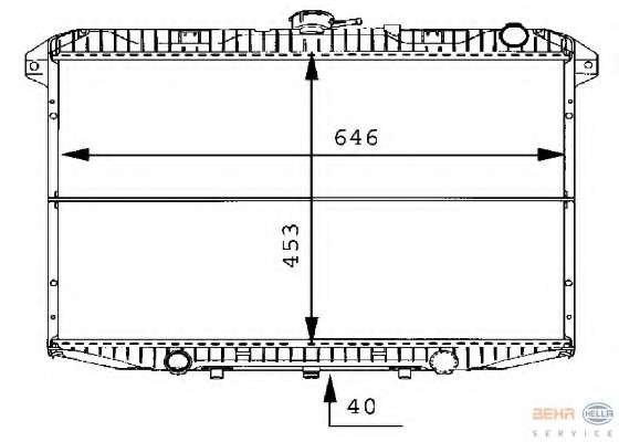 Радиатор, охлаждение двигателя