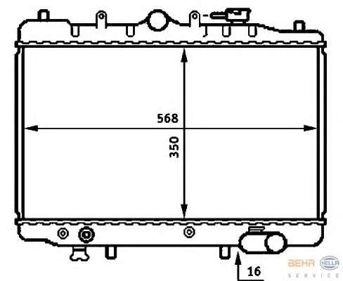 Радиатор, охлаждение двигателя