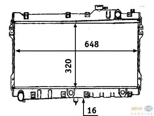 Радиатор, охлаждение двигателя