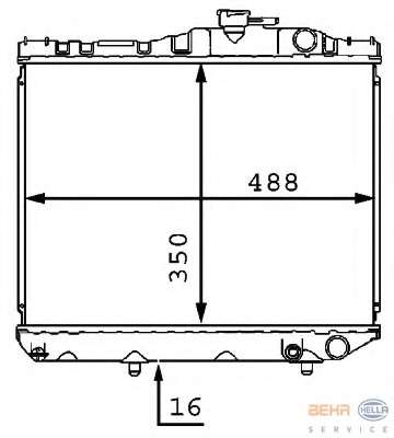 Радиатор, охлаждение двигателя