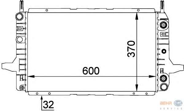 Радиатор, охлаждение двигателя