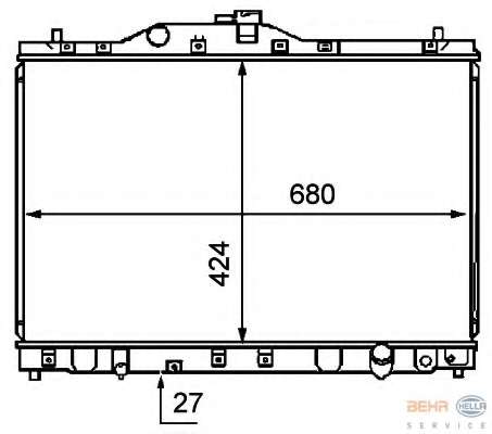 Радиатор, охлаждение двигателя