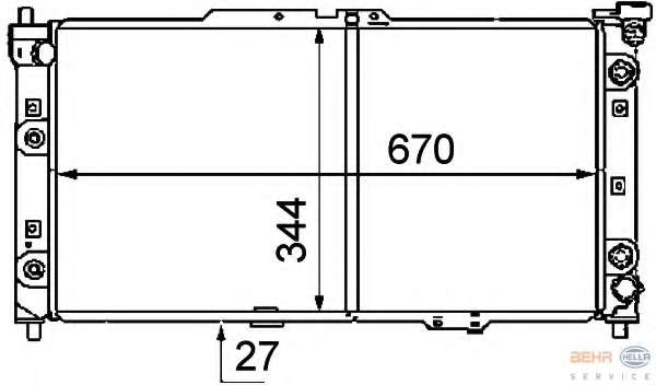 Радиатор, охлаждение двигателя