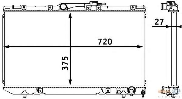 Радиатор, охлаждение двигателя