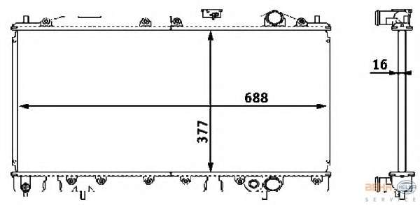 Радиатор, охлаждение двигателя