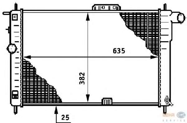 Радиатор, охлаждение двигателя