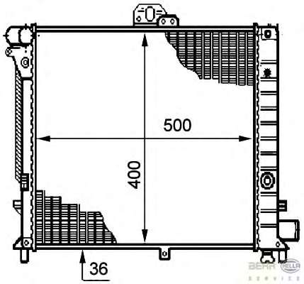 Радиатор, охлаждение двигателя