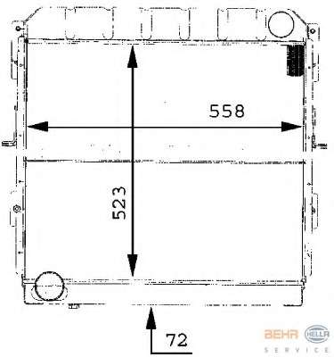 Радиатор, охлаждение двигателя