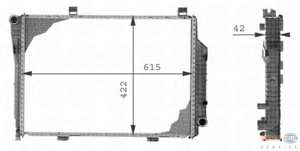 Радиатор, охлаждение двигателя