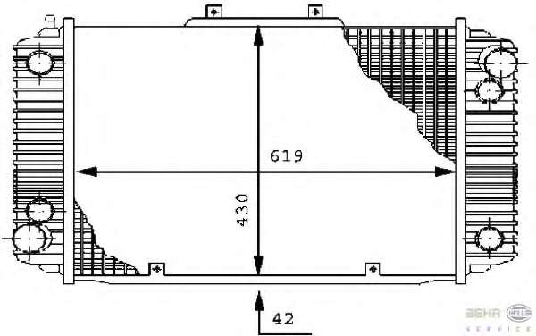 Радиатор, охлаждение двигателя