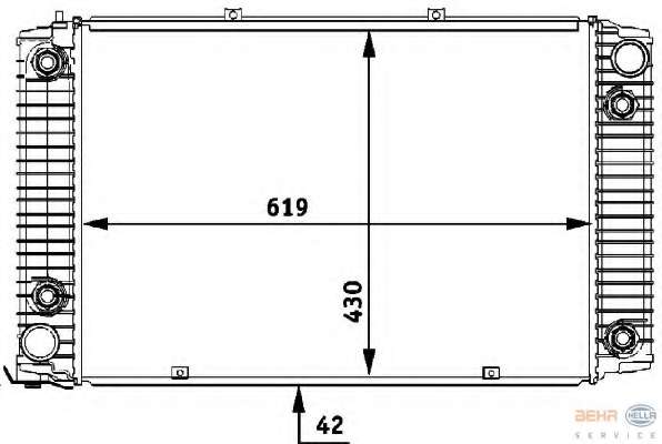 Радиатор, охлаждение двигателя