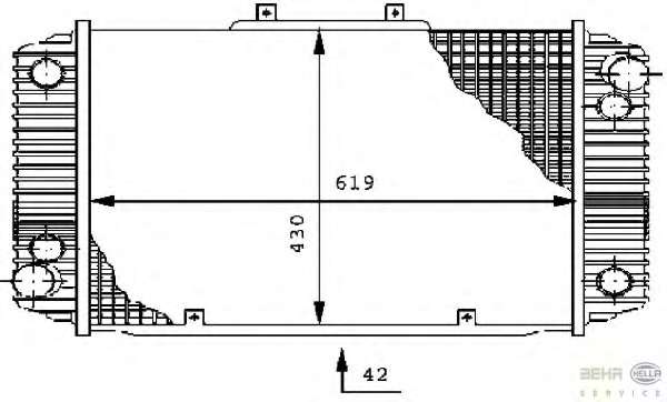 Радиатор, охлаждение двигателя