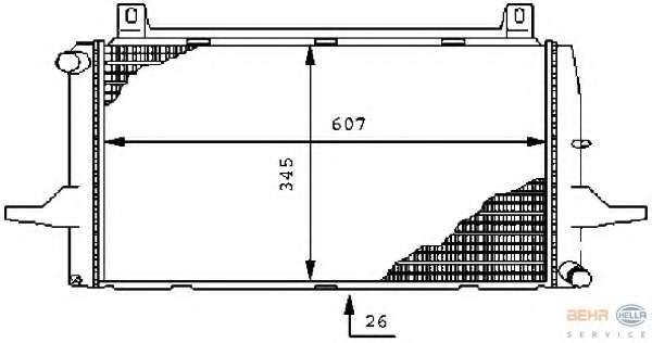 Радиатор, охлаждение двигателя