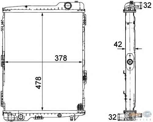 Радиатор, охлаждение двигателя