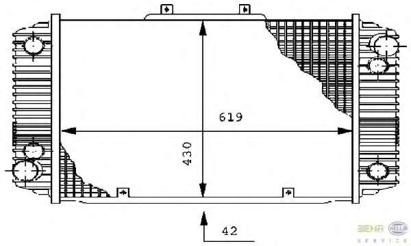 Радиатор, охлаждение двигателя