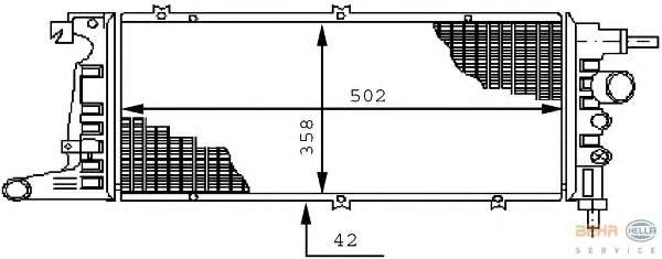 Радиатор, охлаждение двигателя