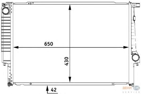 Радиатор, охлаждение двигателя