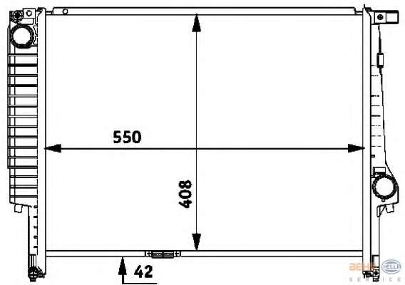 Радиатор, охлаждение двигателя