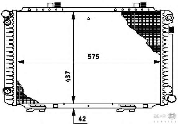 Радиатор, охлаждение двигателя