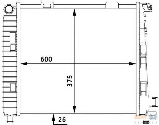 Радиатор, охлаждение двигателя
