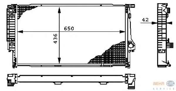 Радиатор, охлаждение двигателя