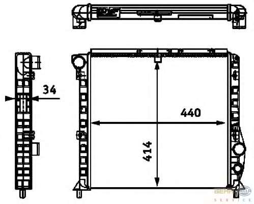 Радиатор, охлаждение двигателя