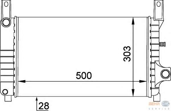 Радиатор, охлаждение двигателя
