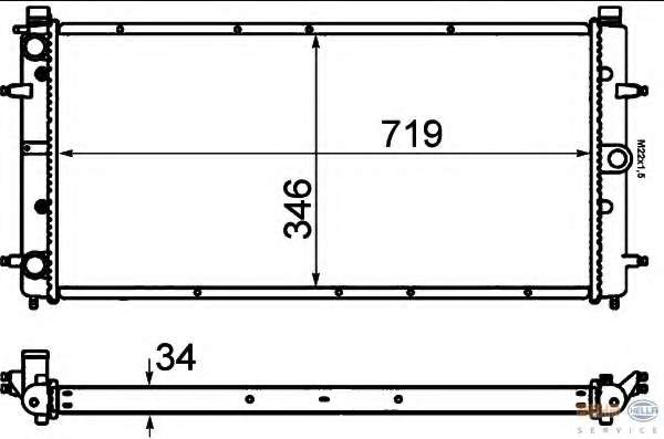 Радиатор, охлаждение двигателя